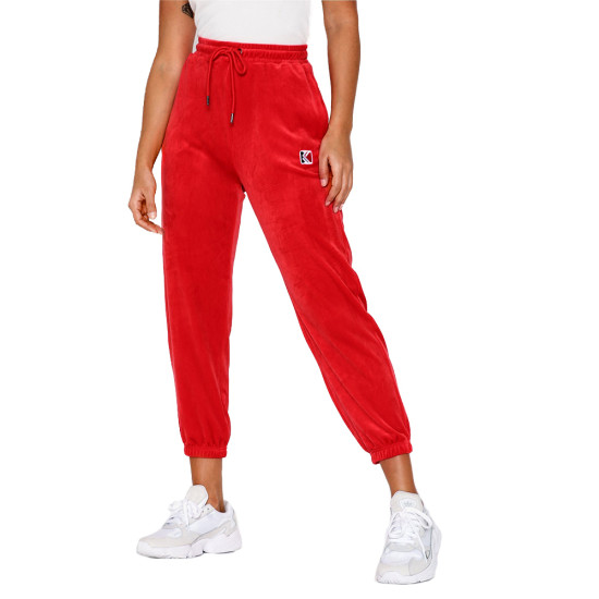Karl Kani Γυναικείο παντελόνι φόρμας Retro Velvet Trackpants